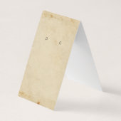 De Visite Carte d'affichage Vintage Chic Tented (Dos)