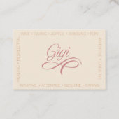 De Visite Carte d'aidant au calme (Devant)