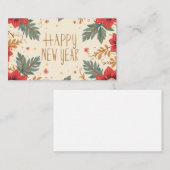 De Visite carte d'année (Devant / Derrière)