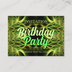 De Visite Carte d'anniversaire mini carte d'invitation