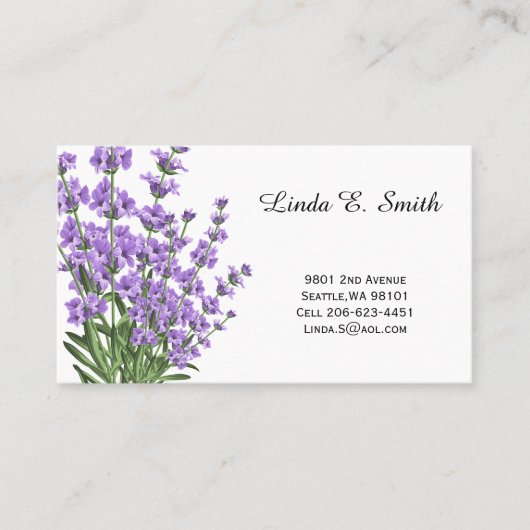 De Visite Carte d'appel classique (Devant)