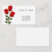 De Visite Carte d'appel classique (Devant / Derrière)