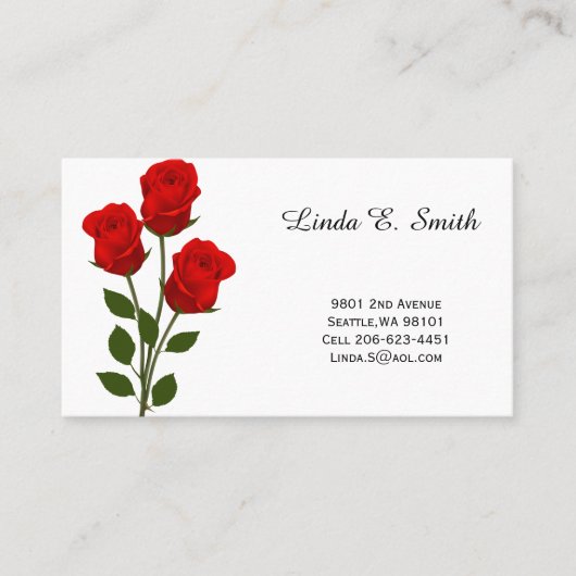 De Visite Carte d'appel classique (Devant)