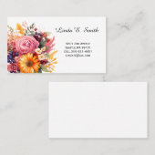 De Visite Carte d'appel classique (Devant / Derrière)