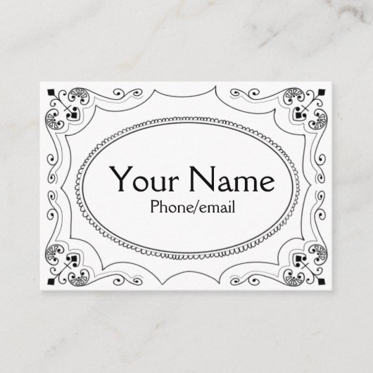 De Visite Carte d'appel d'affaires (Devant)