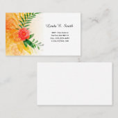 De Visite Carte d'appel d'affaires (Devant / Derrière)