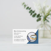 De Visite Carte d'appel d'affaires comptable moderne (Debout devant)