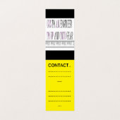 De Visite Carte d'appel des ingénieurs (Intérieur déplié)