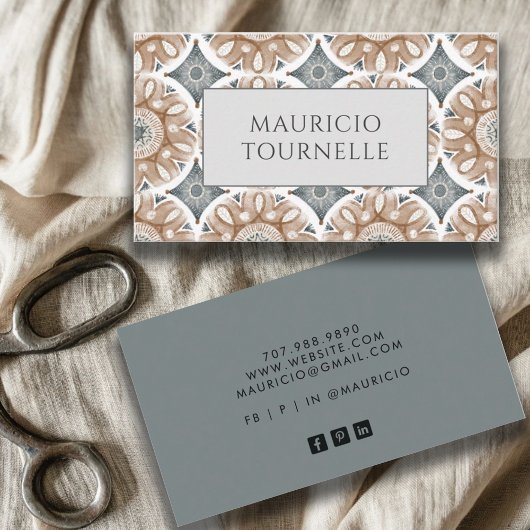 De Visite Carte d'appel moderne