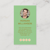 De Visite Carte d'appel personnelle pour les couples (Dos)