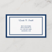 De Visite Carte d'appel standard (Devant)