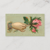 De Visite Carte d'appel victorienne (Dos)