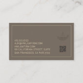 De Visite Carte d'avocat (Dos)