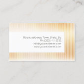 De Visite Carte d'éclairage décoratrice Home Decorator (Dos)