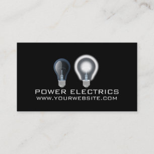 De Visite Carte d'électricien en électricité moderne