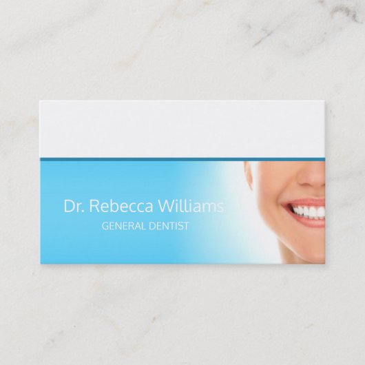 De Visite Carte Dentiste Clinique Dentaire Parfait Smile (Devant)
