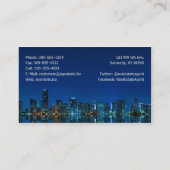 De Visite Carte d'entreprise immobilière (Dos)