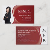 De Visite Carte d'entreprise immobilière (Devant / Derrière)