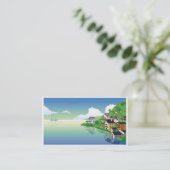 De Visite carte d'entreprise immobilière (Debout devant)