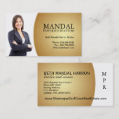 De Visite Carte d'entreprise immobilière (Devant / Derrière)