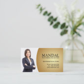 De Visite Carte d'entreprise immobilière (Debout devant)