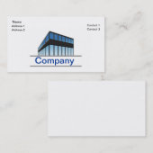 De Visite Carte d'entreprise immobilière (Devant / Derrière)
