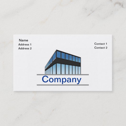 De Visite Carte d'entreprise immobilière (Devant)
