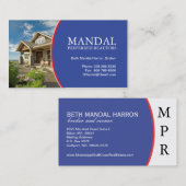 De Visite Carte d'entreprise immobilière (Devant / Derrière)