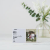 De Visite Carte d'entreprise immobilière (Debout devant)