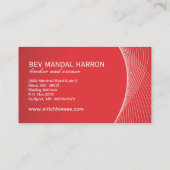 De Visite Carte d'entreprise immobilière (Dos)