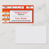 De Visite Carte d'entreprise ou d'affaire privée (Devant / Derrière)