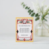 De Visite carte d'étoile (Debout devant)