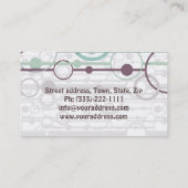 De Visite Carte d'extension Eyelash Bubbles à la mode (Dos)