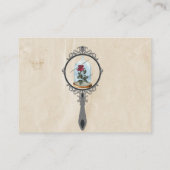 De Visite Carte Diaper Raffle, rose enchanté (Dos)