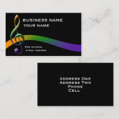 De Visite Carte d'industrie musicale (Devant / Derrière)