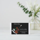 De Visite Carte d'industrie musicale (Debout devant)