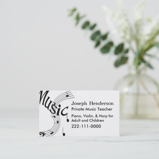 De Visite Carte d'industrie musicale (Debout devant)