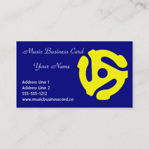 De Visite Carte d'industrie musicale