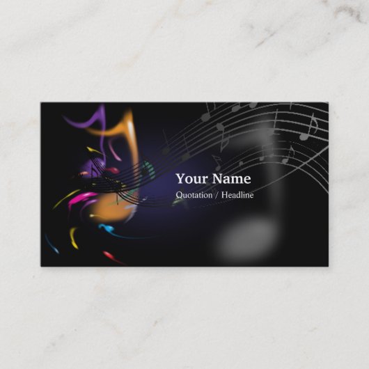De Visite Carte d'industrie musicale (Devant)