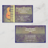 De Visite carte d'industrie musicale (Devant / Derrière)