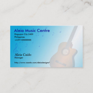 De Visite Carte d'industrie musicale d'Aleia