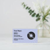 De Visite Carte d'industrie musicale - disque - LP - rétro (Debout devant)