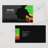 De Visite Carte d'industrie musicale du DJ (Devant / Derrière)