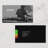 De Visite Carte d'industrie musicale du DJ (Devant / Derrière)