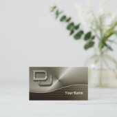 De Visite Carte d'industrie musicale du DJ (Debout devant)