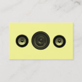 De Visite Carte d'industrie musicale - haut-parleurs (Dos)