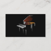 De Visite Carte d'industrie musicale - piano (Dos)