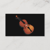 De Visite Carte d'industrie musicale - violon (Dos)