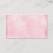 De Visite Carte d'information Mariage Pink Cotton Candy (Dos)