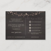 De Visite Carte d'insertion pour petites entreprises Merci R (Dos)